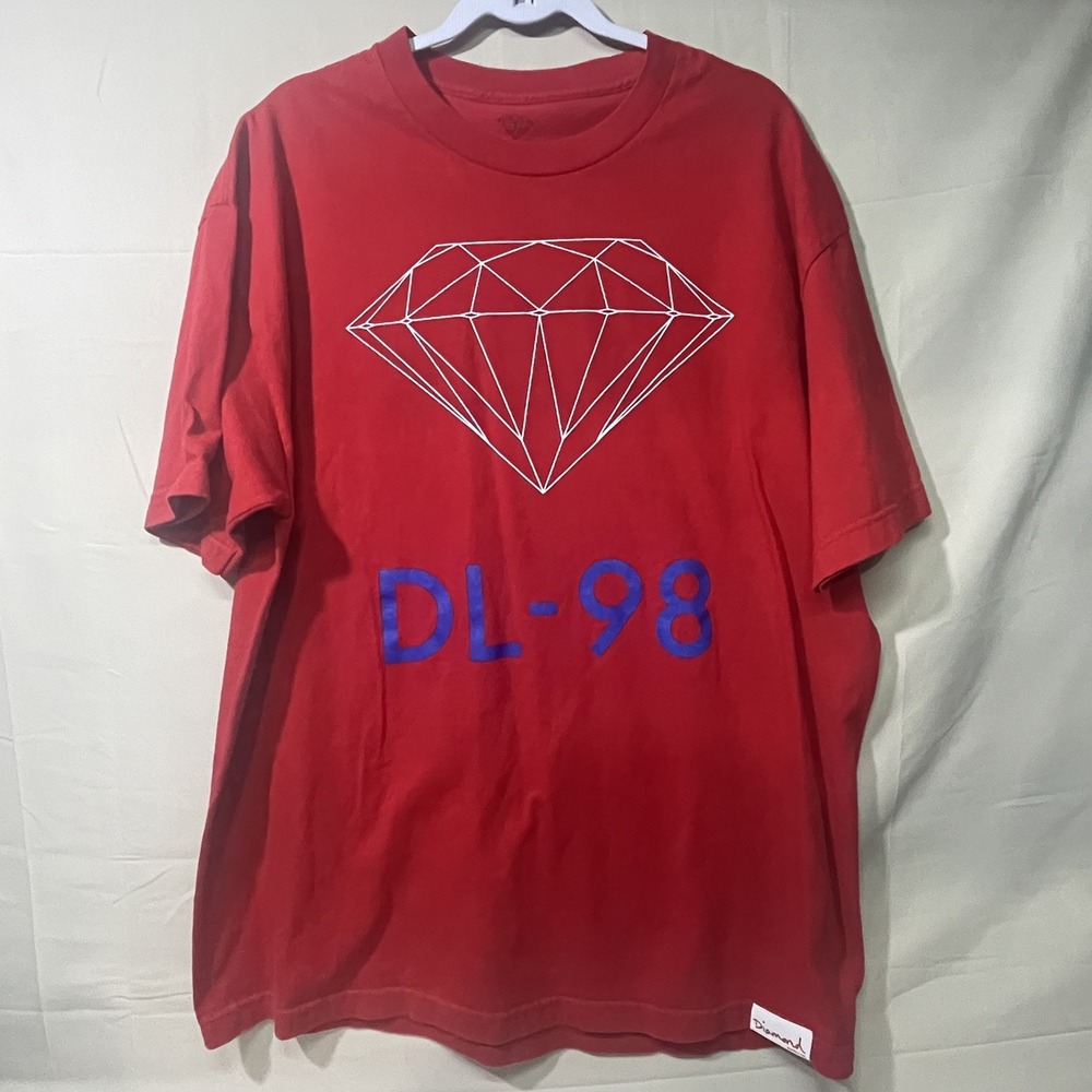 Diamond Supply Co. Red Diamond Graphic Tee Men's Size XL Streetwear Skateboard